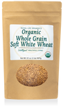 Soft White Wheat Berries, 2lb kraft bag