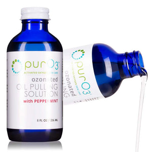 Oil Pulling Solution with Peppermint 8oz by PurO3