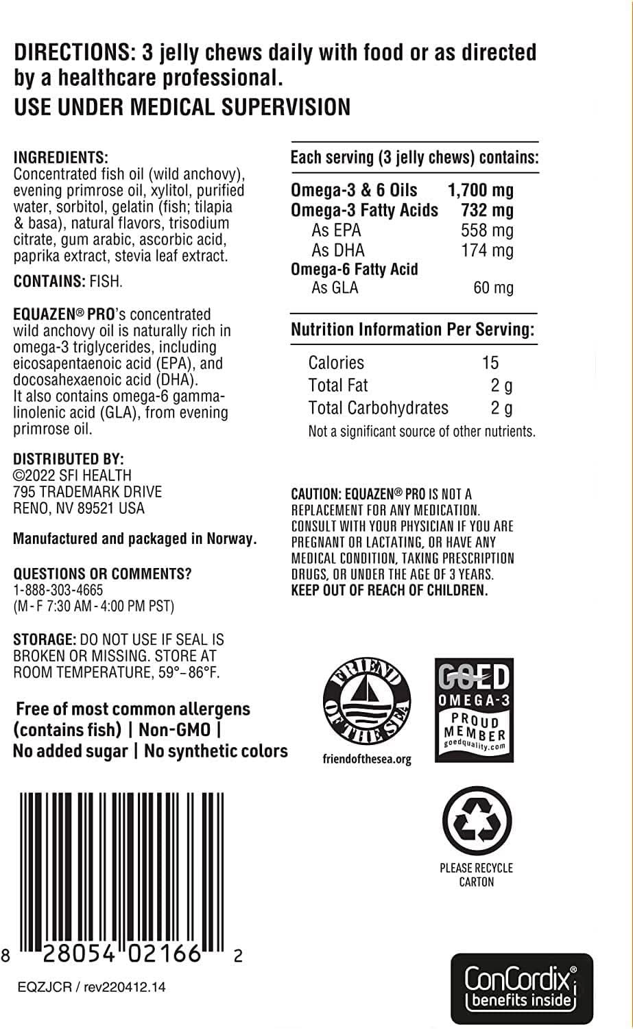 Equazen Pro ADHD Support Chews by Klaire Labs