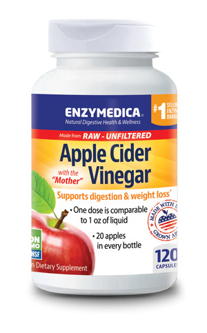 Apple Cider Vinegar 120 caps by Enzymedica