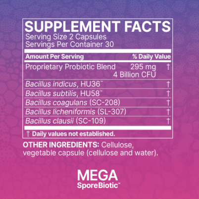 MegaSporeBiotic (60ct) by Microbiome Labs