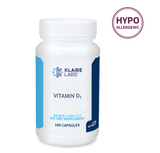 Vitamin D3 (1,000 IU) Capsules by Klaire Labs