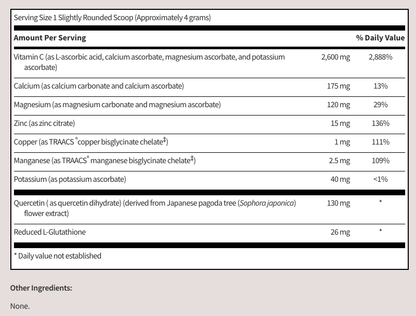 Multi-Element Buffered C Powder by SFI Health (formerly Klaire Labs)