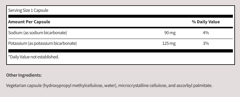 Bi-Carb Formula by SFI Health (formerly Klaire Labs)