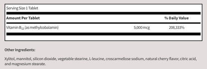 Methylcobalamin by SFI Health (formerly Klaire Labs)