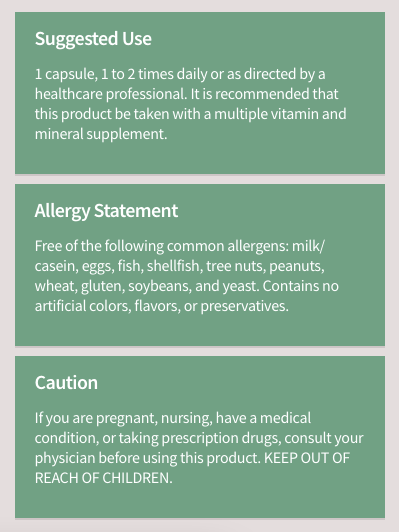 NAC by SFI Health (formerly Klaire Labs)