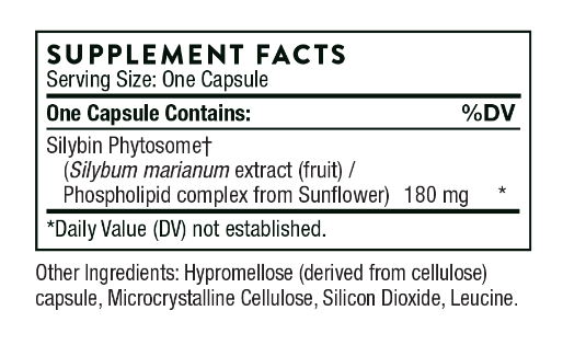 Milk Thistle Phytosome (formerly Siliphos) by Thorne Research