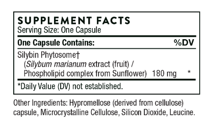 Milk Thistle Phytosome (formerly Siliphos) by Thorne Research