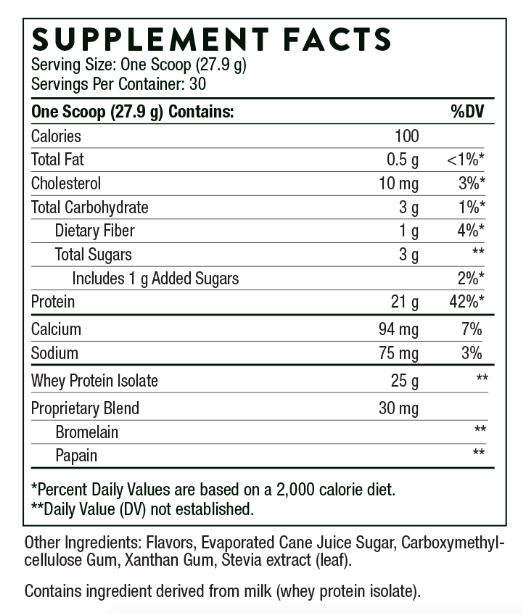 Whey Protein Isolate by Thorne Research