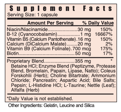 DB12 - Digest Vit. B12 by Systemic Formulas