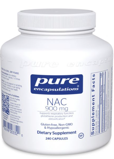 NAC 900mg 240 count by Pure Encapsulations