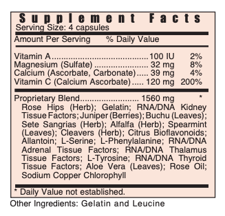 Ks - Kidney S by Systemic Formulas