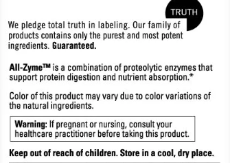 Digestive Enzymes (formerly All-Zyme) by DaVinci Labs