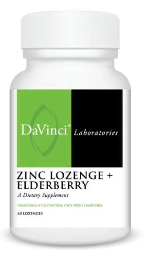 Zinc Lozenge with Elderberry by DaVinci Labs