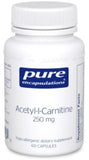 Acetyl-l-Carnitine 250 mg 60's  by Pure Encapsulations