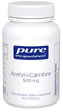 Acetyl-l-Carnitine 500 mg 60's  by Pure Encapsulations