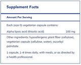 Alpha Lipoic Acid 100 mg  by Pure Encapsulations