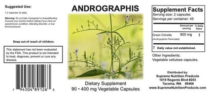Andrographis by Supreme Nutrition