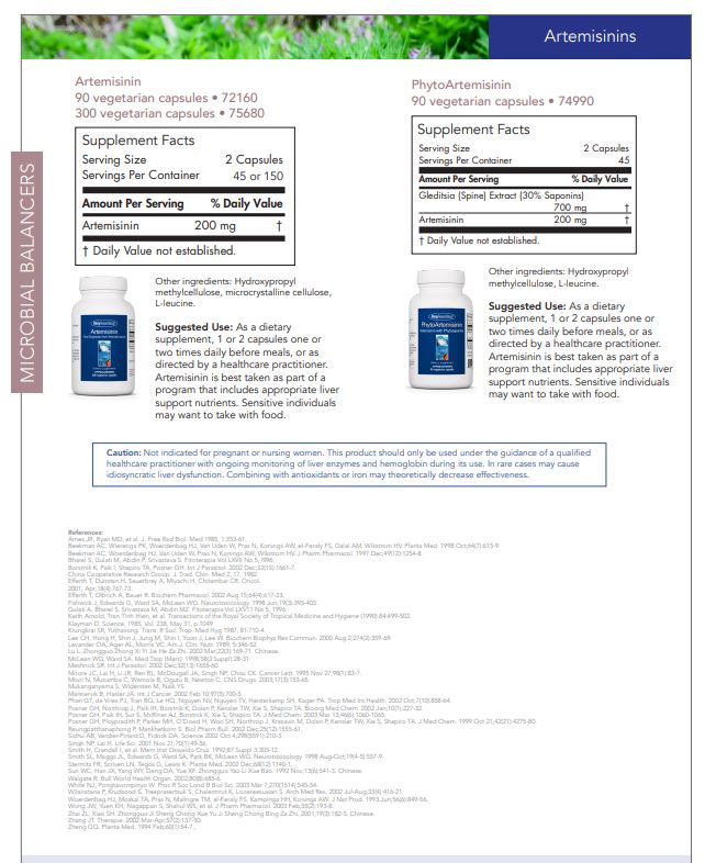 Artemisinin by Allergy Research Group