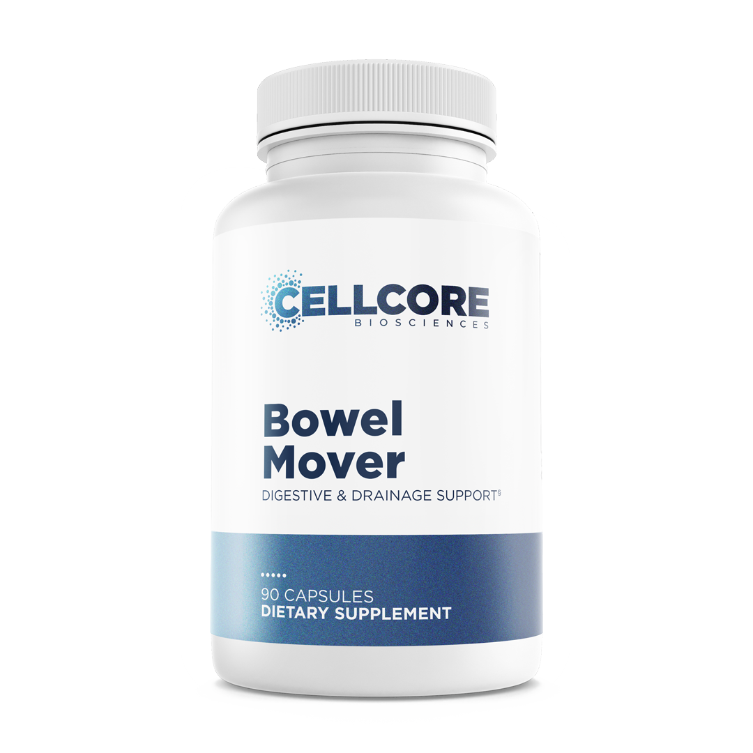 CellCore Bowel Mover constipation and regularity support supplement bottle