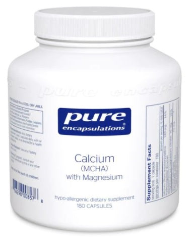 Calcium (MCHA) with Magnesium 180's  by Pure Encapsulations