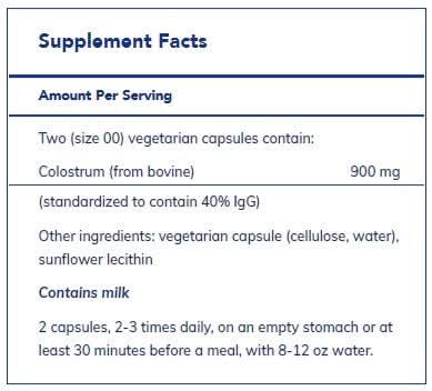 Colostrum 40% IgG  by Pure Encapsulations