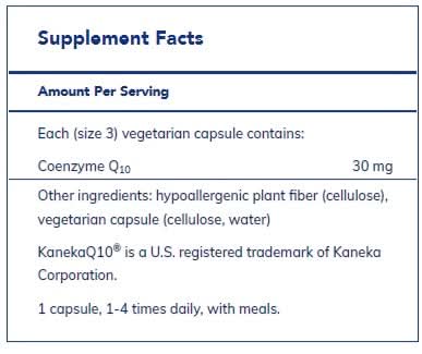 CoQ10 - 30mg 120's  by Pure Encapsulations