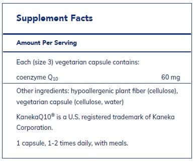 CoQ10 60mg by Pure Encapsulations