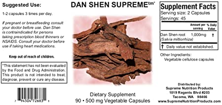 Dan Shen by Supreme Nutrition