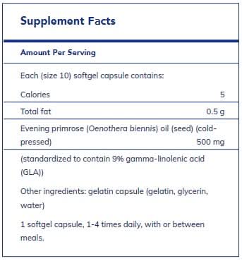 E.P.O. (evening primrose oil)  by Pure Encapsulations
