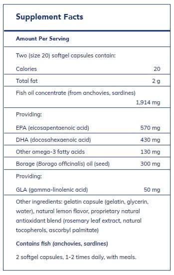 EFA Essentials 120's  by Pure Encapsulations