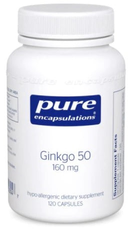 Ginkgo 50- 160 mg 120's  by Pure Encapsulations