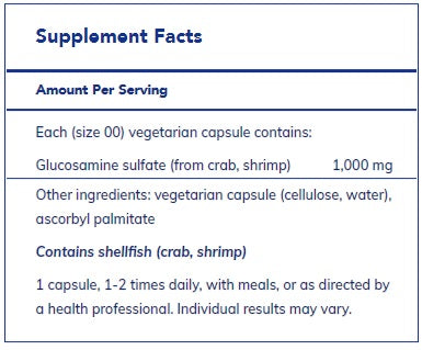 Glucosamine Sulfate 1,000 mg  by Pure Encapsulations