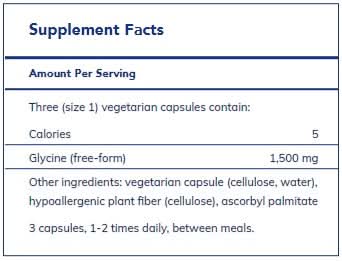 Glycine 180's  by Pure Encapsulations