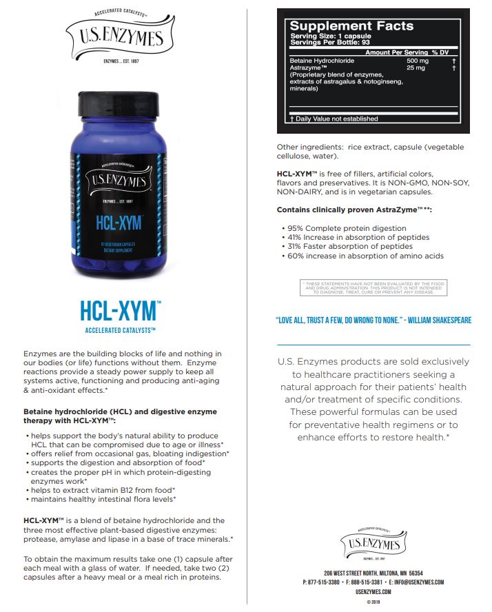 HCL-XYM by U.S. Enzymes