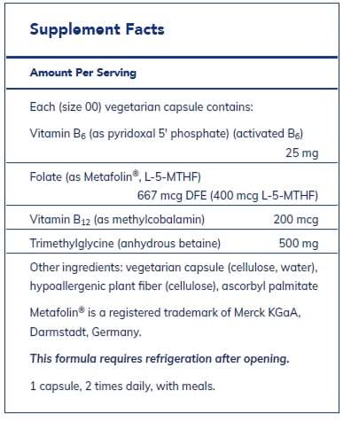 Homocysteine Factors  by Pure Encapsulations