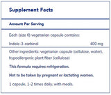 Indole-3-Carbinol 400 mg  by Pure Encapsulations