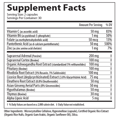 Adrenal Synergy Capsules by DesBio
