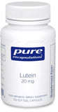 Lutein 20mg by Pure Encapsulations