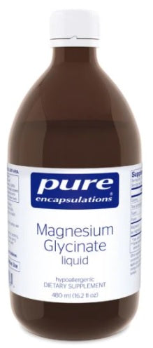 Magnesium Glycinate liquid 480 ml By Pure Encapsulations
