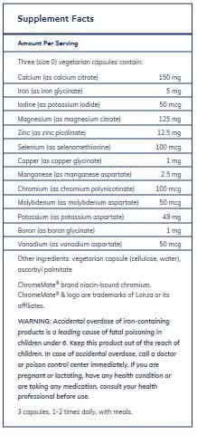 Mineral 650 - 180's By Pure Encapsulations