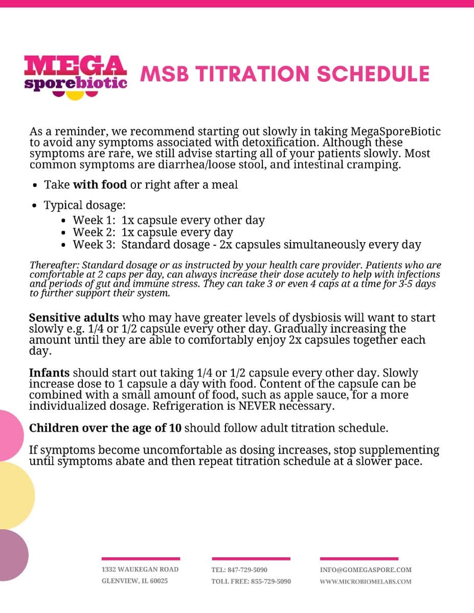 MegaSporeBiotic (60ct) by Microbiome Labs