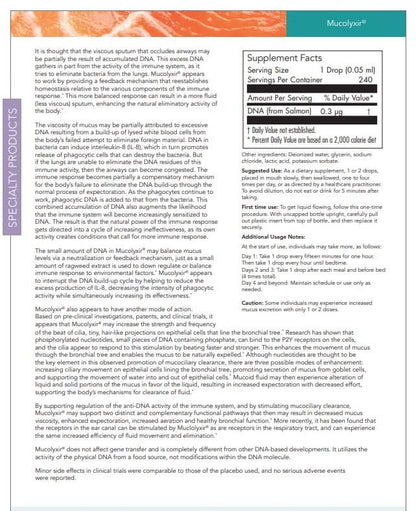 Mucolyxir by NutriCology