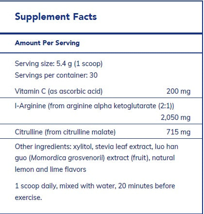Nitric Oxide Support 162g By Pure Encapsulations
