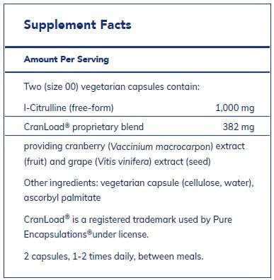 Nitric Oxide Ultra (capsules) 120's By Pure Encapsulations