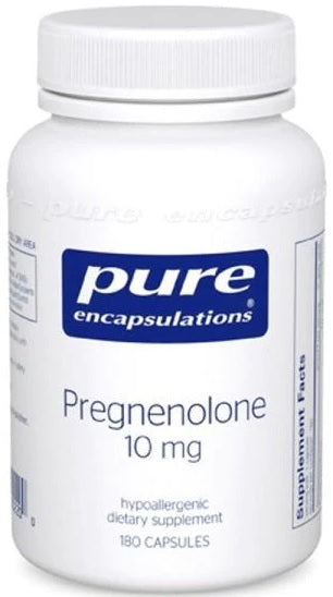 Pregnenolone 10 mg 180ct by Pure Encapsulations