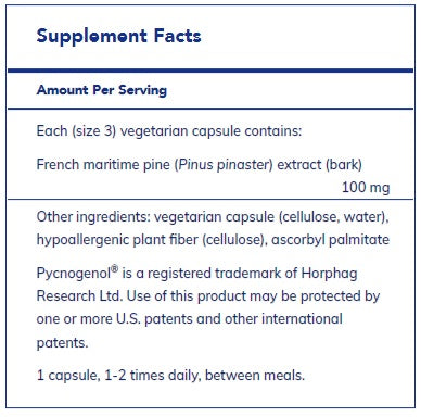 Pycnogenol 100 mg  by Pure Encapsulations