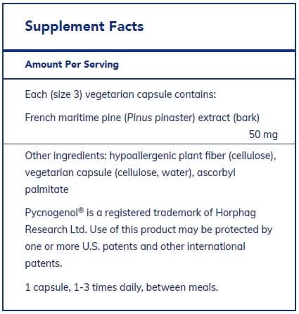 Pycnogenol 50 mg  by Pure Encapsulations