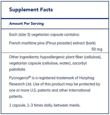 Pycnogenol 50 mg  by Pure Encapsulations