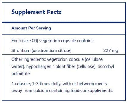 Strontium (citrate) by Pure Encapsulations